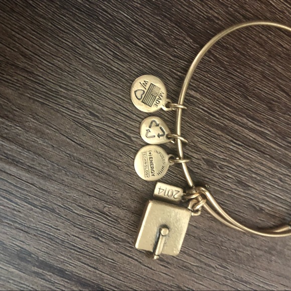 Alex and Ani Graduation Cap Bangle - Picture 3 of 3